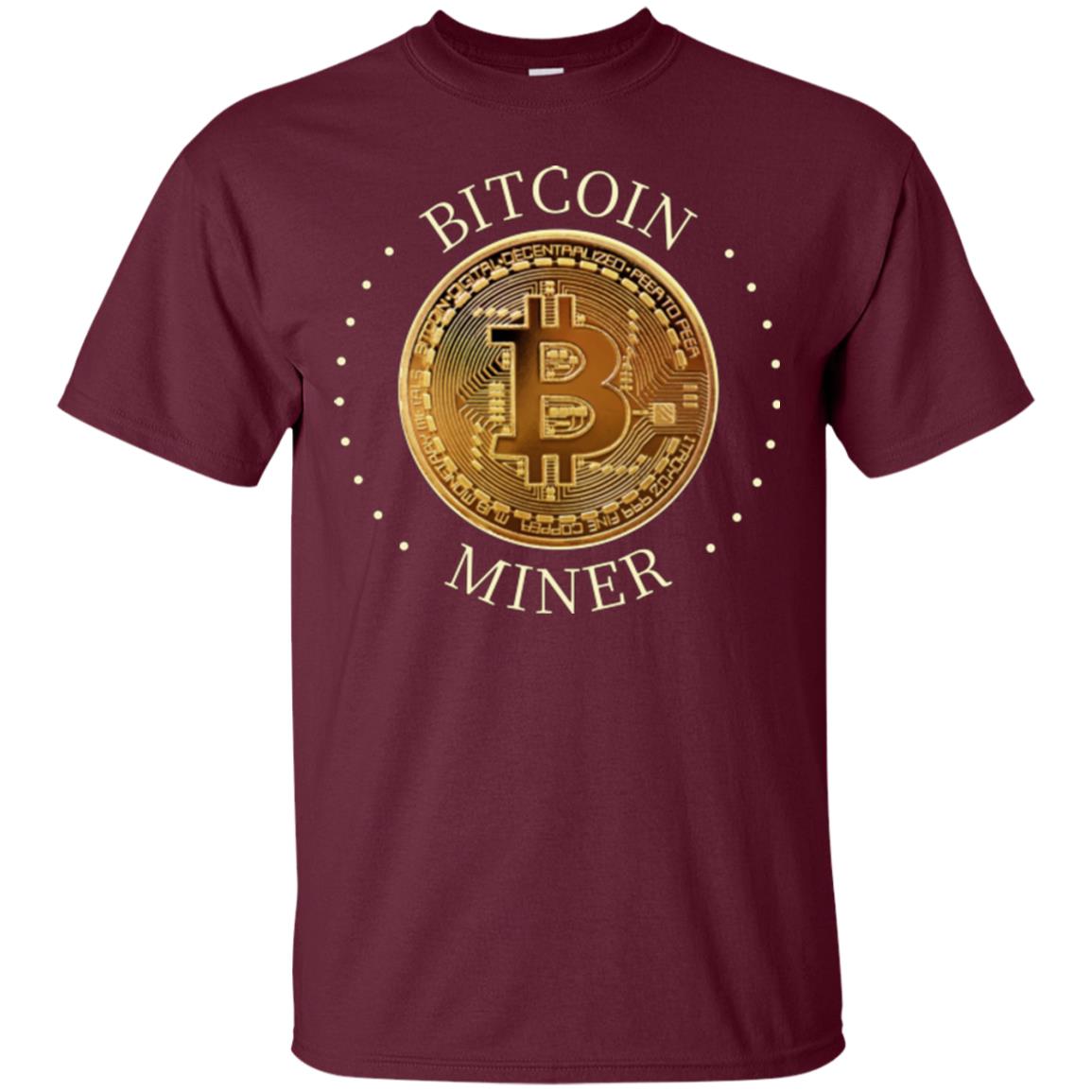 Bitcoin Miner Adult Unisex  Bitcoin T-Shirt - GoneBold.gift