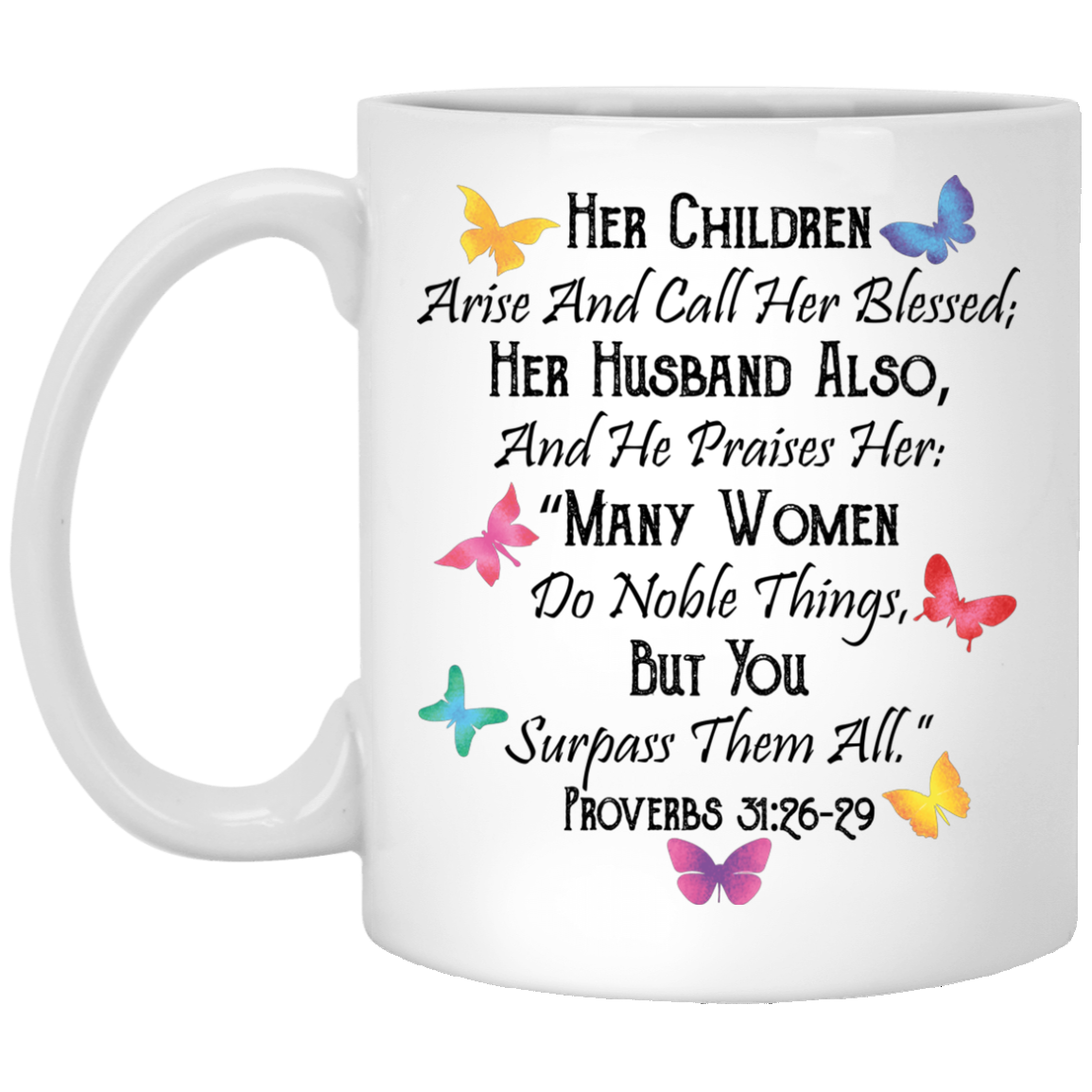 Bible Verse Coffee Mug for Wife, Mom gifts - GoneBold.gift