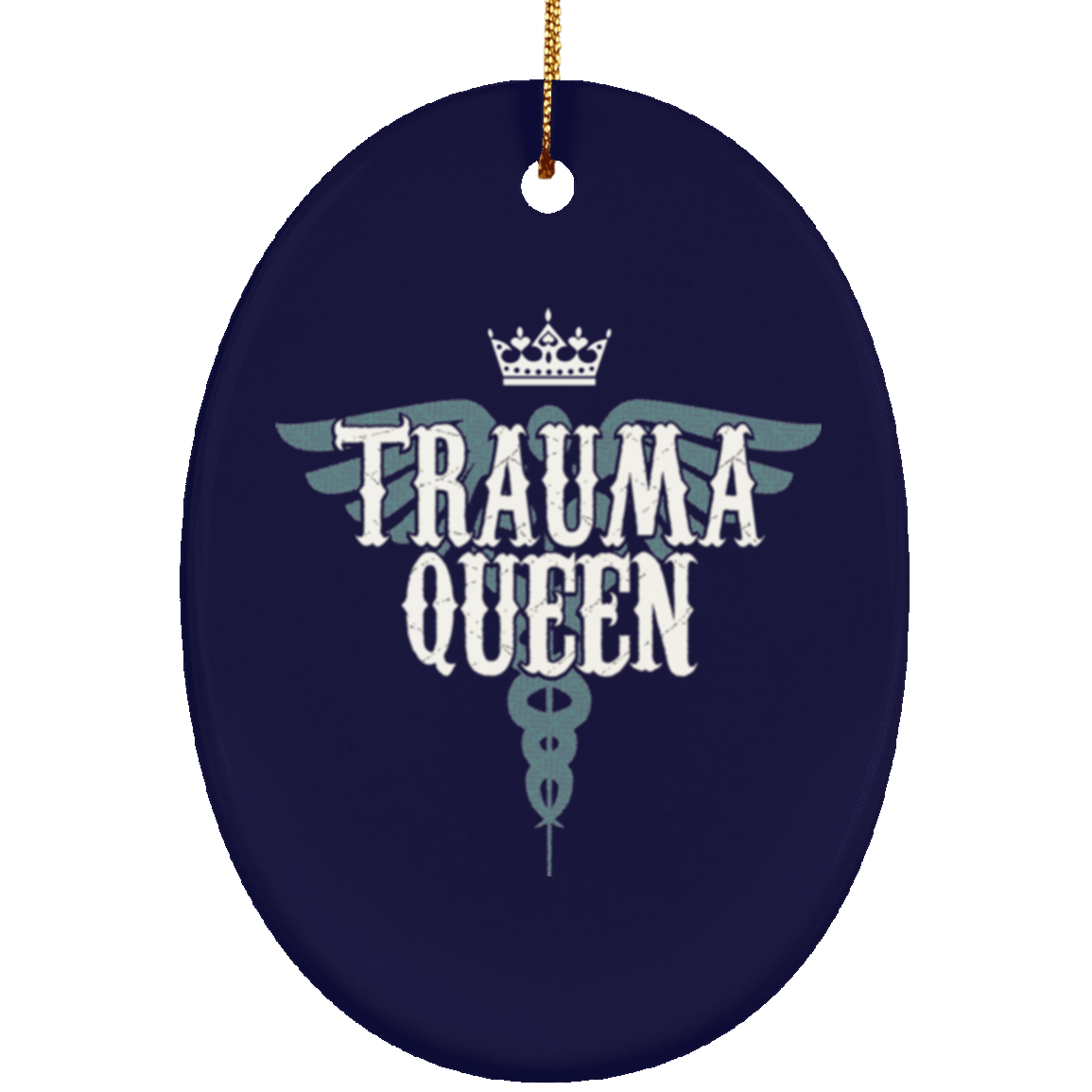 Nurse Gifts Trauma Queen Christmas Tree Decorantions Ornament - GoneBold.gift