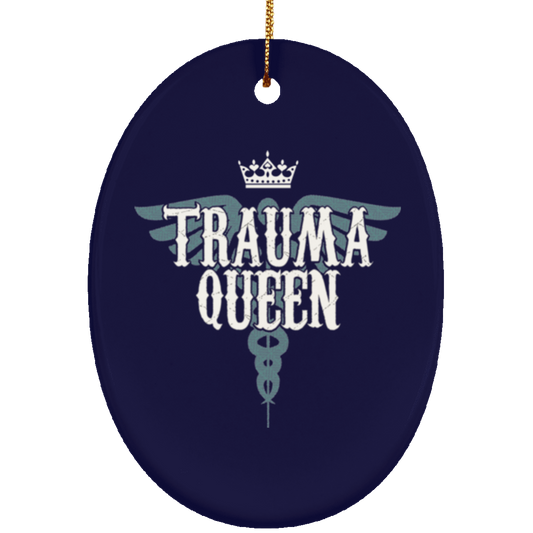 Nurse Gifts Trauma Queen Christmas Tree Decorantions Ornament - GoneBold.gift
