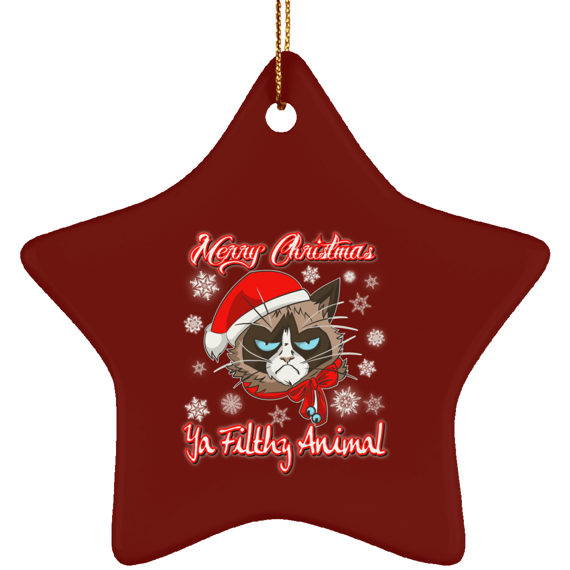 Christmas tree decorations - Cat Christmas Decor Ornament - GoneBold.gift