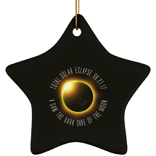 Christmas Tree Decorations - Solar Eclipse Ornament - GoneBold.gift