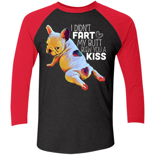 Funny Frenchie Shirt French Bulldog I Didn't Fart  Baseball Raglan T-Shirt - GoneBold.gift