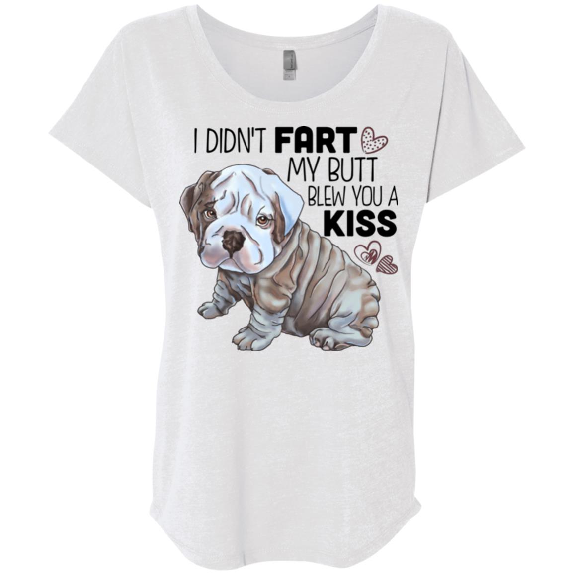 Funny English Bulldog Dolman Sleeve T-shirt - GoneBold.gift