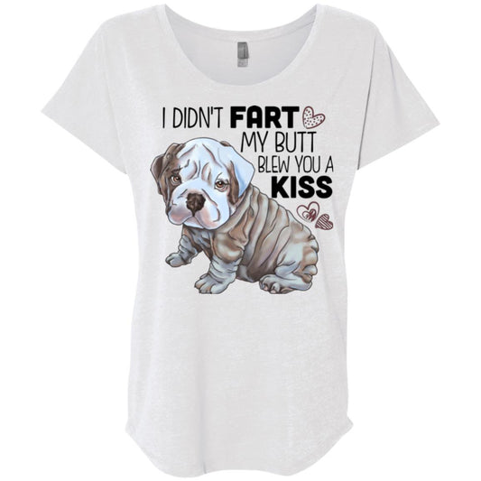 Funny English Bulldog Dolman Sleeve T-shirt - GoneBold.gift