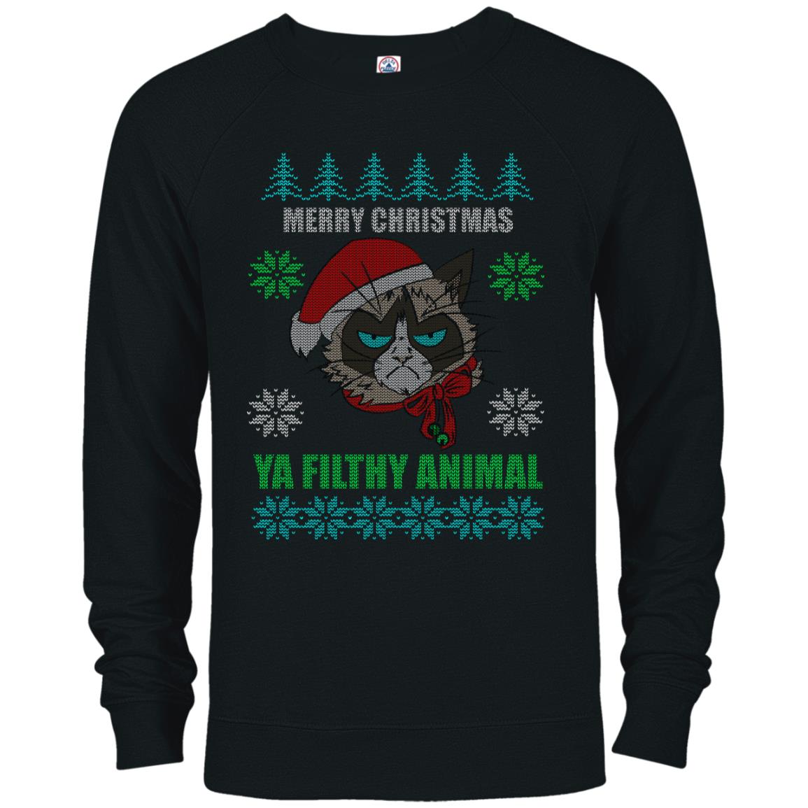 Christmas Ugly Sweater Grumpy Cat Funny Hoodies sweaters - GoneBold.gift
