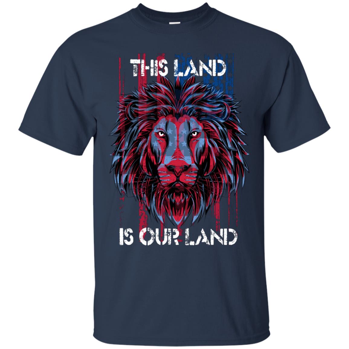 Patriotic T-Shirt USA Flat This Land, 4th of July Clothes - GoneBold.gift