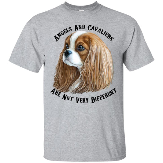 Cavalier King Charles Spaniel Blenheim Angels T-Shirt - GoneBold.gift