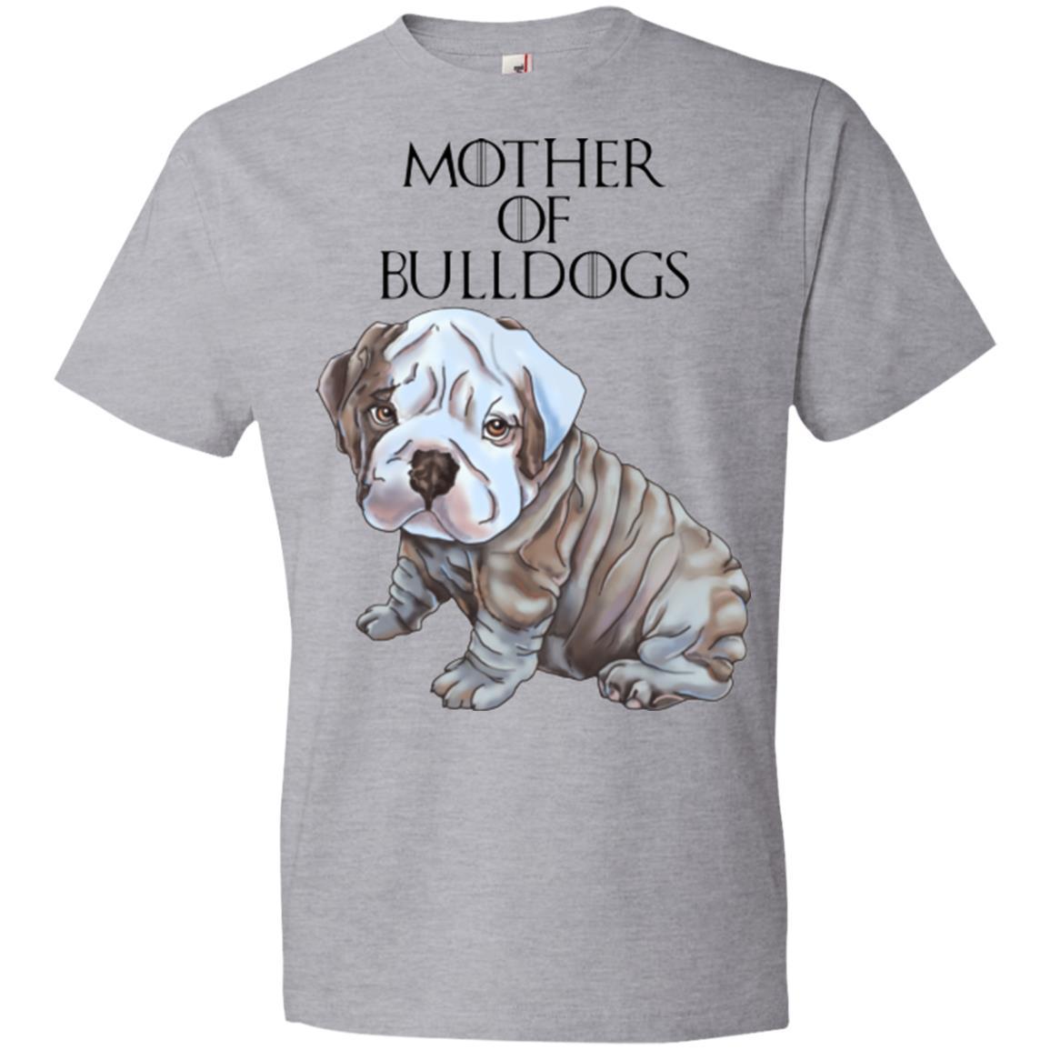 English Bulldog Shirt For Women, Girls - Mother of Bulldogs - GoneBold.gift