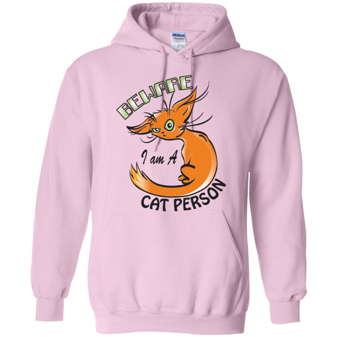 Beware I Am A Cat Person - Pick Your Shirt or Hoodie - GoneBold.gift
