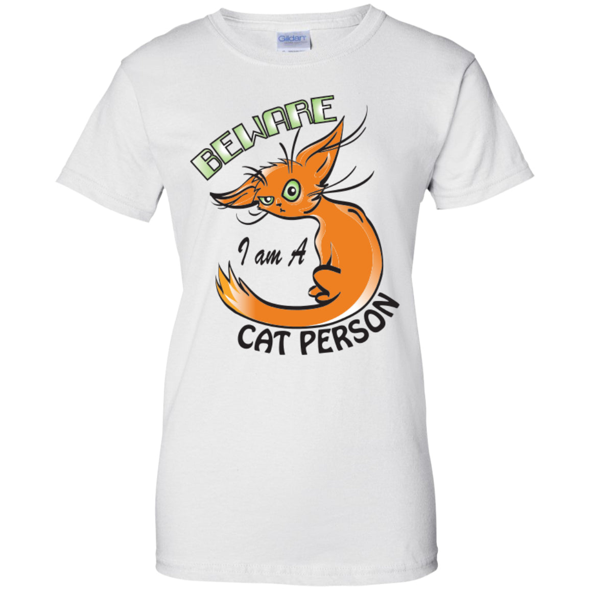 Beware I Am A Cat Person - Pick Your Shirt or Hoodie - GoneBold.gift