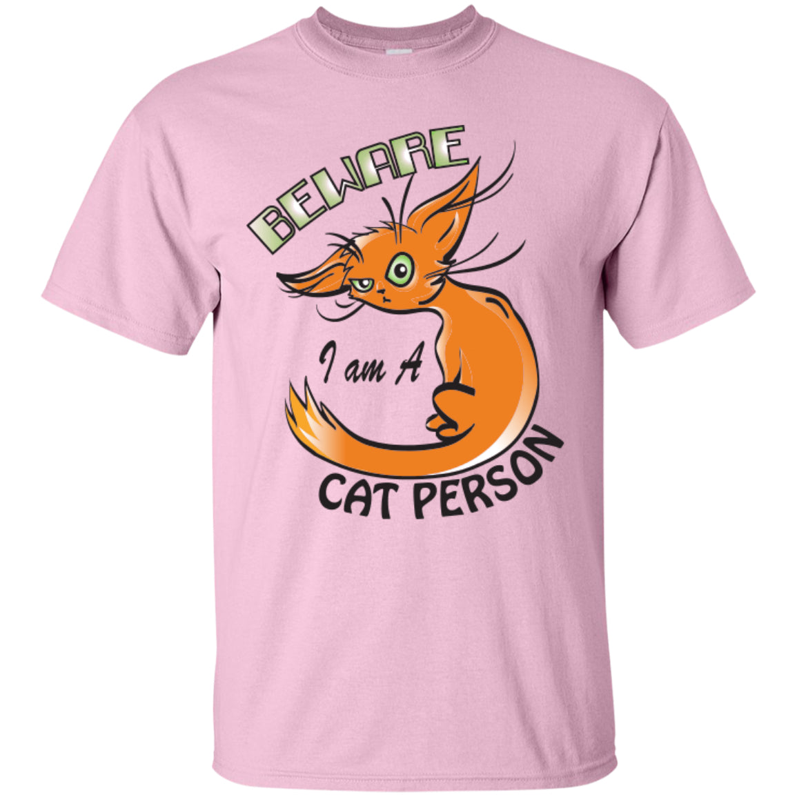 Beware I Am A Cat Person - Pick Your Shirt or Hoodie - GoneBold.gift