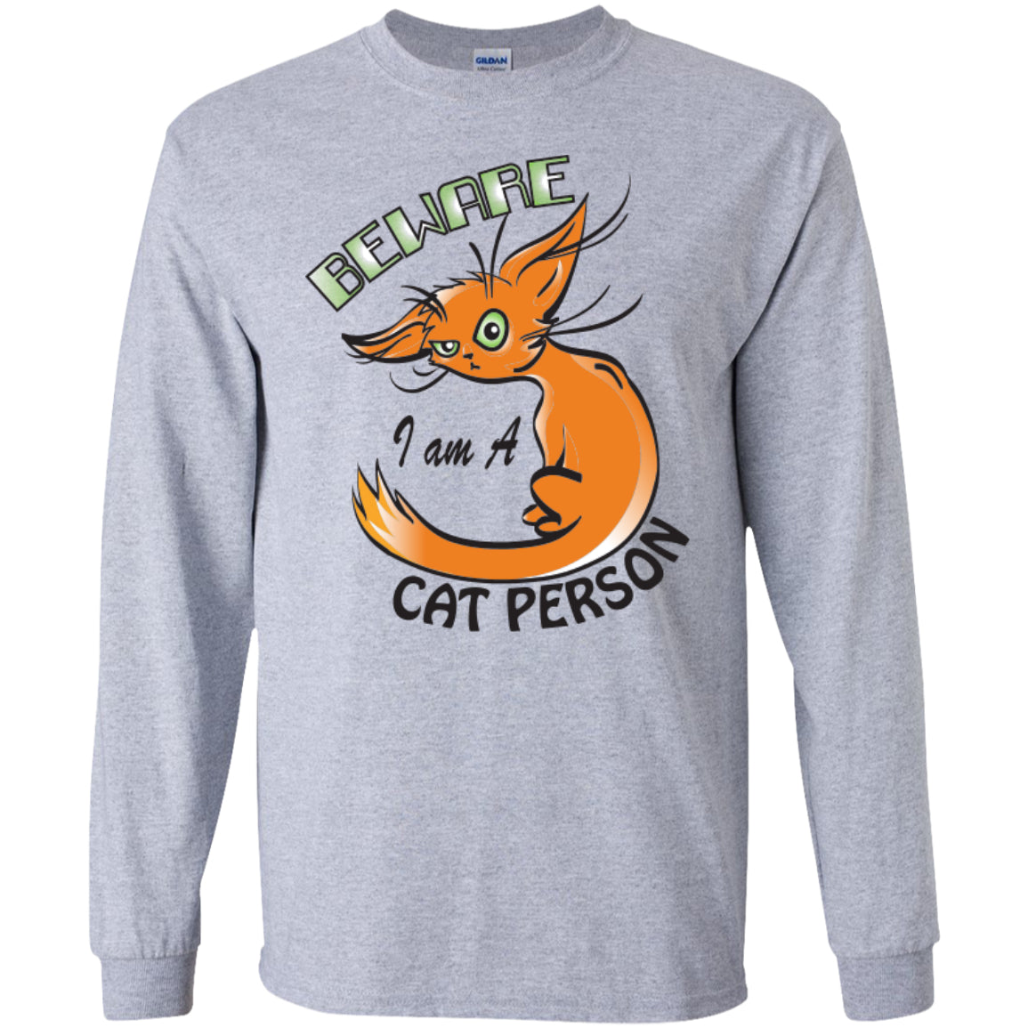 Beware I Am A Cat Person - Pick Your Shirt or Hoodie - GoneBold.gift