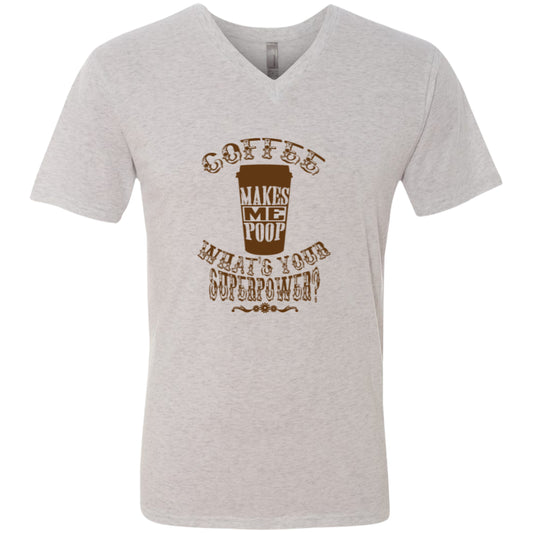 COFFEE MAKES ME POOP - On light color fabric, Pick you Tee or Hoodie - GoneBold.gift