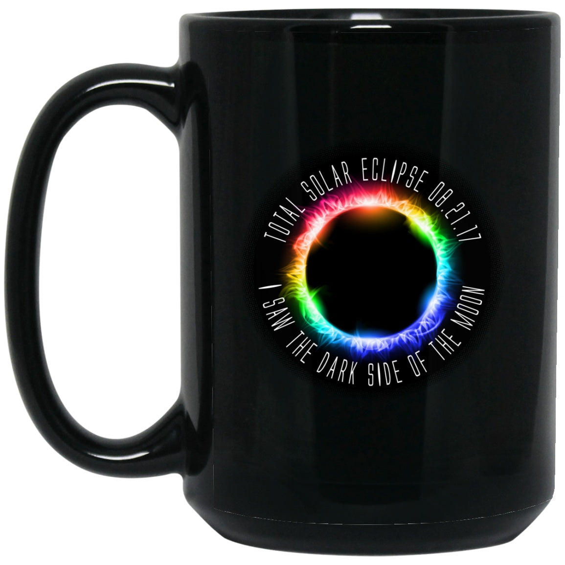 DARK SIDE Solar Eclipse Black Coffee Mugs - GoneBold.gift