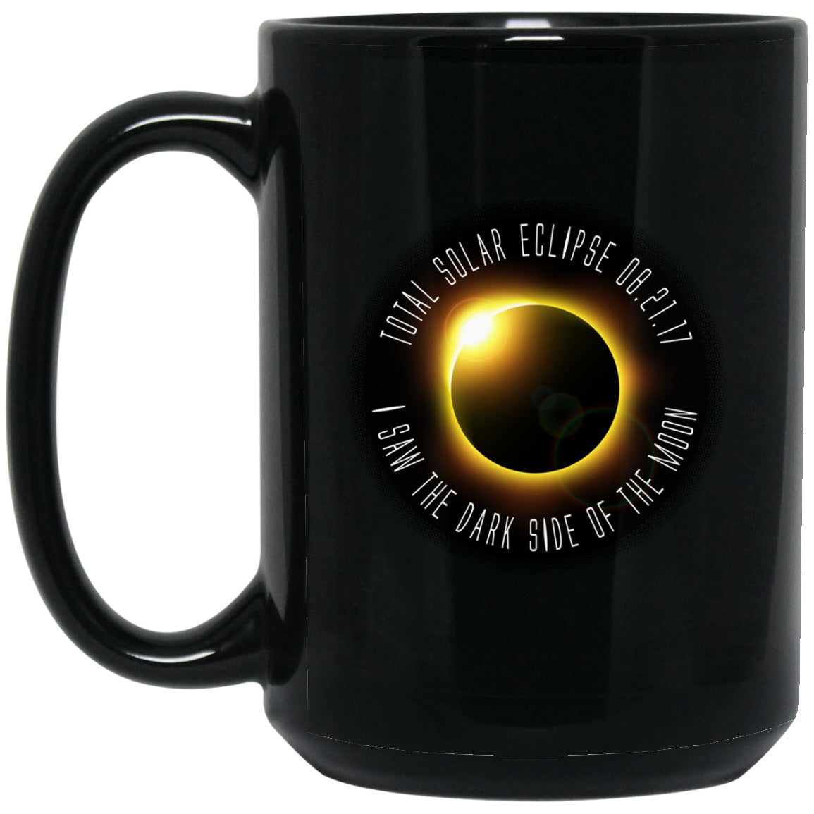 DARK SIDE Solar Eclipse Black Coffee Mugs - GoneBold.gift