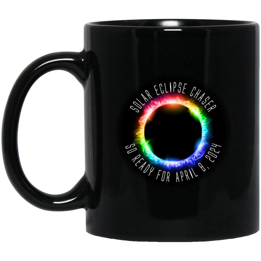 Eclipse 2024 - Solar Eclipse Black Coffee Mugs - GoneBold.gift