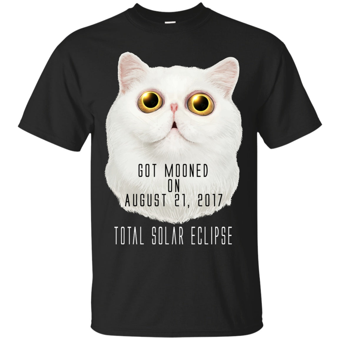 Got Mooned Solar Eclipse Cat Unisex T-Shirts - GoneBold.gift