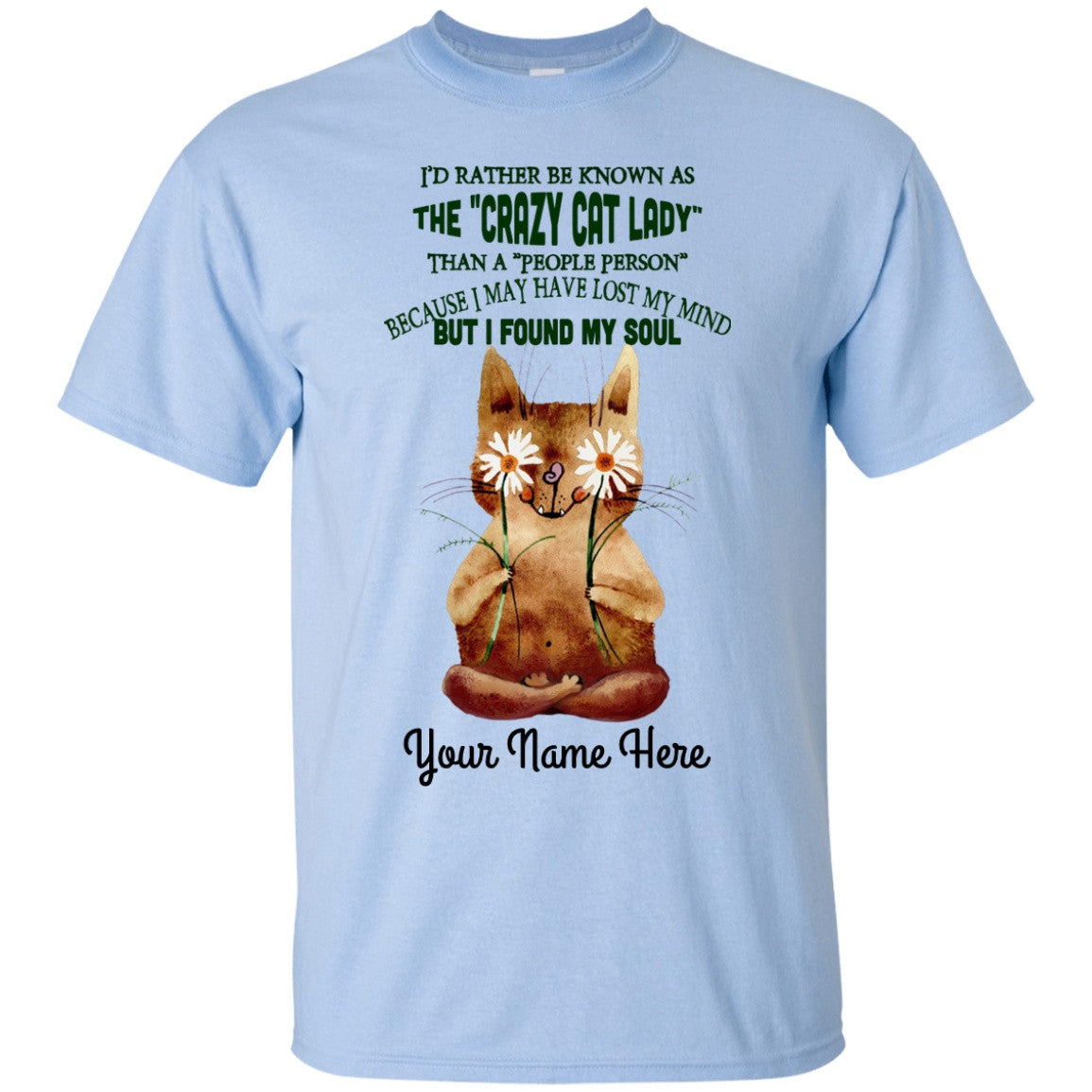 Personalized Found My Soul Cat Lady Shirts - GoneBold.gift