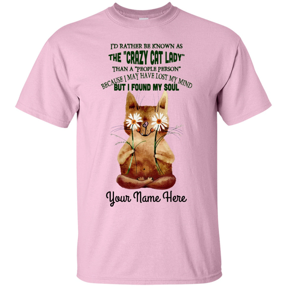 Personalized Found My Soul Cat Lady Shirts - GoneBold.gift
