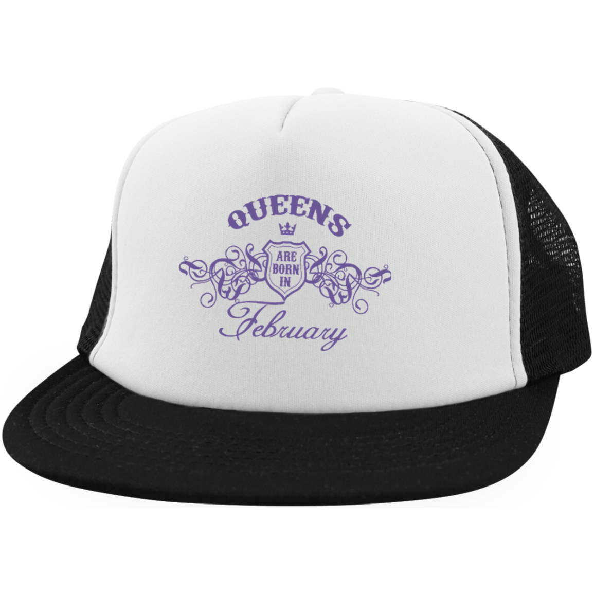 Queens Are Born In February - Purple Crown - Tees & Hoodies - GoneBold.gift