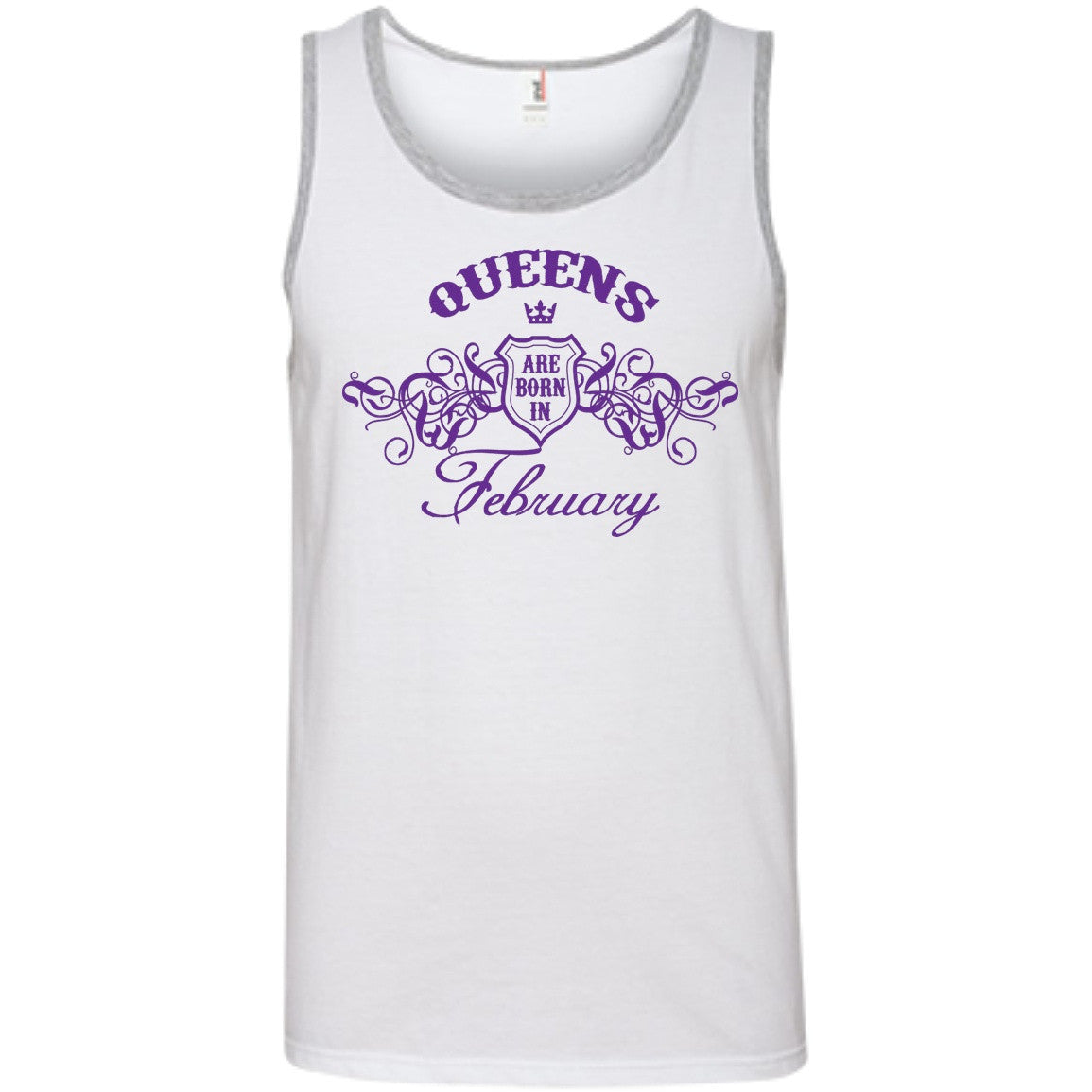 Queens Are Born In February - Purple Crown - Tees & Hoodies - GoneBold.gift