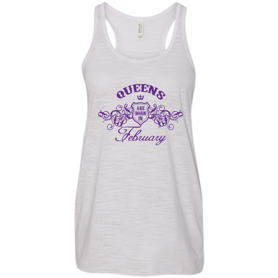 Queens Are Born In February - Purple Crown - Tees & Hoodies - GoneBold.gift