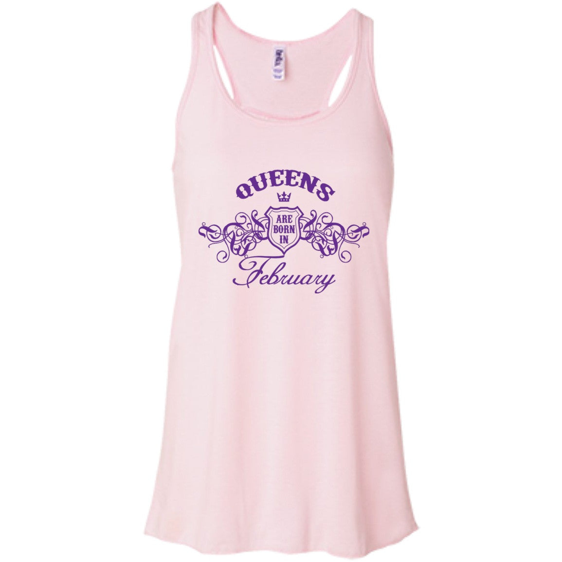 Queens Are Born In February - Purple Crown - Tees & Hoodies - GoneBold.gift