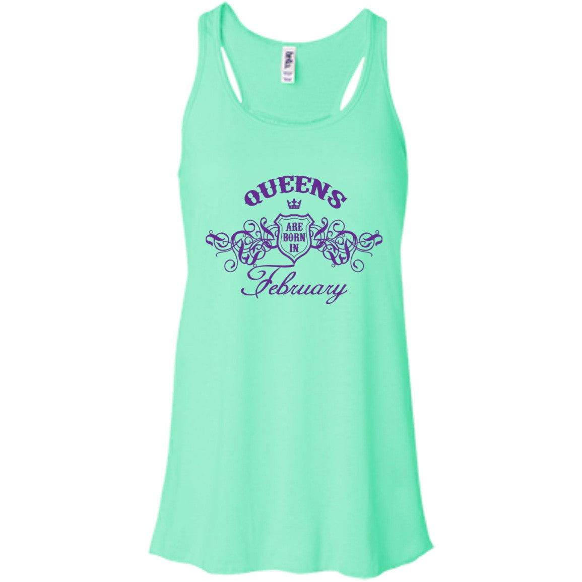 Queens Are Born In February - Purple Crown - Tees & Hoodies - GoneBold.gift