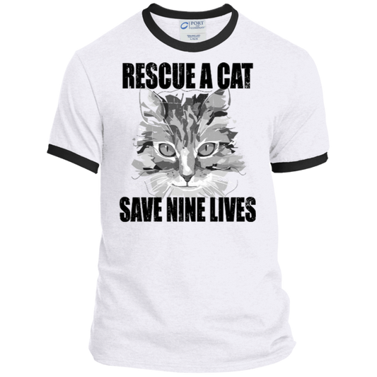 Rescue A Cat Save Nine Lives Men's Shirts - GoneBold.gift