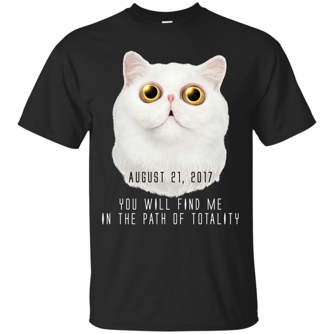 Solar Eclipse Hoodies Unisex -  Cat Eclipse - GoneBold.gift
