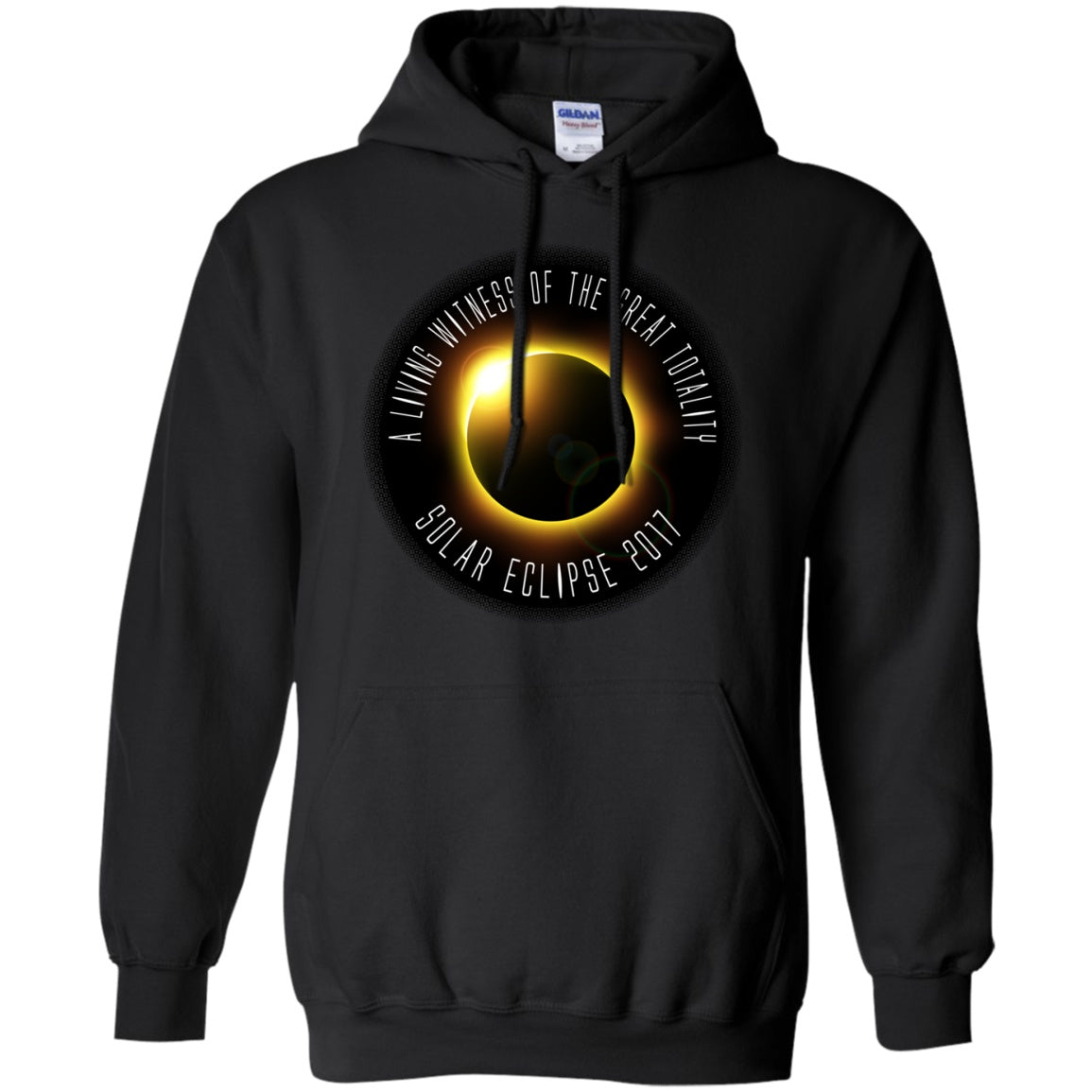 Solar Eclipse Hoodies Unisex -  Witness Golden Eclipse - GoneBold.gift