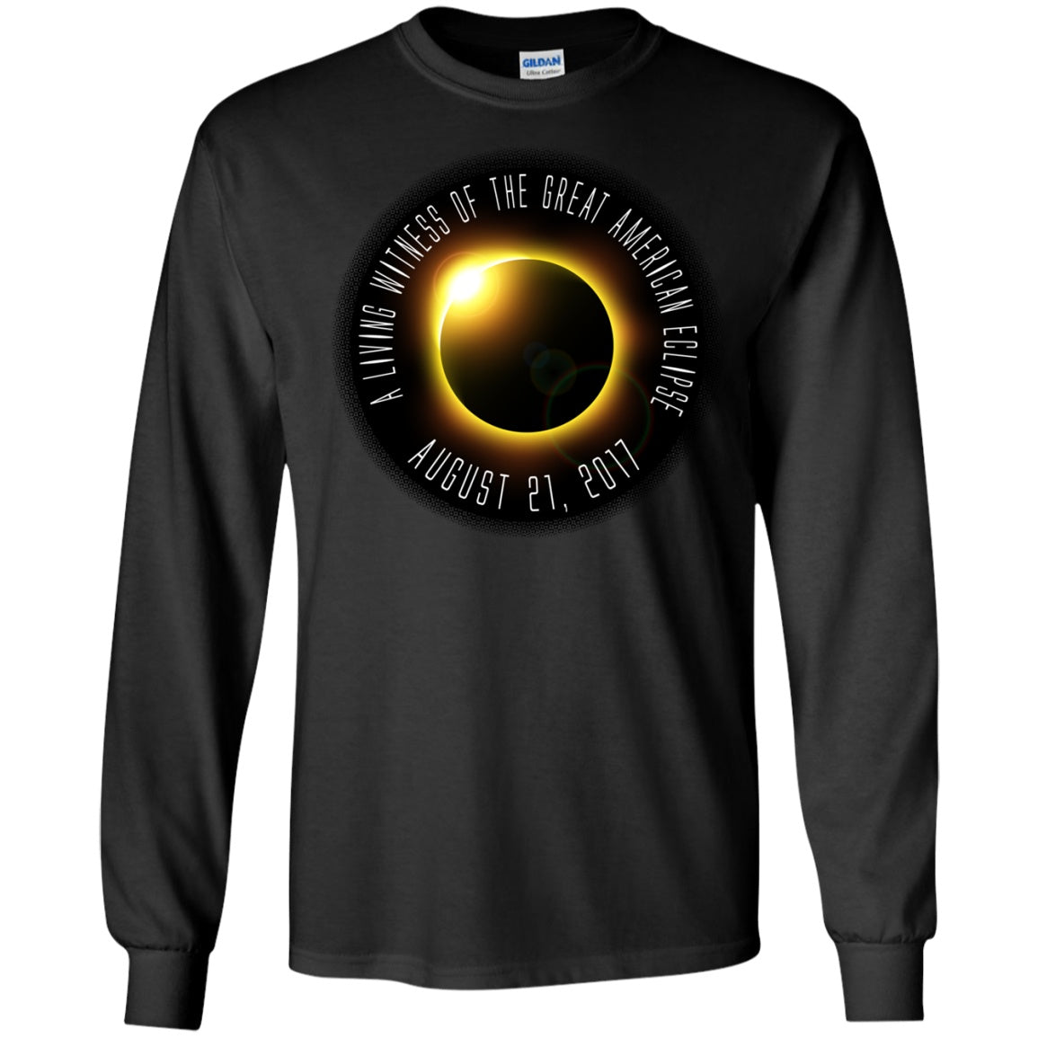 Solar Eclipse Unisex Shirts - A Living Witness - GoneBold.gift