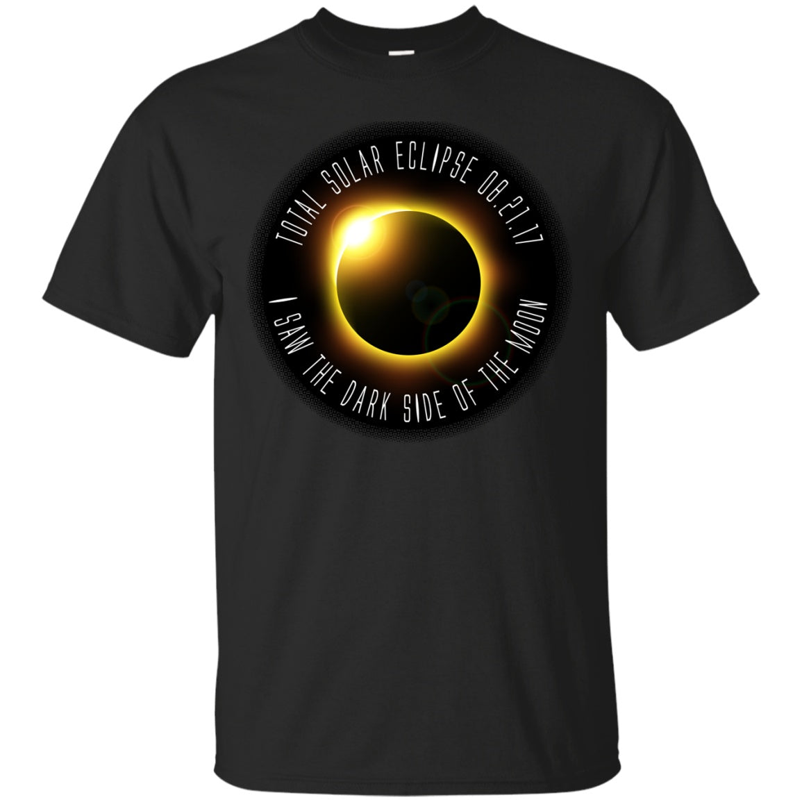 Total Solar Eclipse 2017 Shirts for Men Women - I Saw The Dark Side Of The Moon - GoneBold.gift
