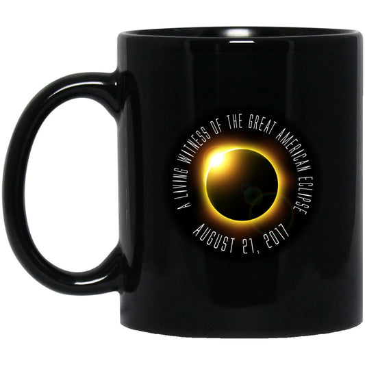 WITNESS Solar Eclipse Black Coffee Mugs - GoneBold.gift