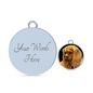 Ruby Cavalier King Charles Spaniel Oval Pendant Necklace & Bangle - GoneBold.gift