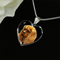 Ruby Cavalier King Charles Spaniel Heart Necklace & Bangle - GoneBold.gift
