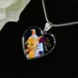 French Bulldog Heart Luxury Necklace & Adjustable Pendant - GoneBold.gift