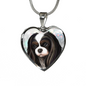 Cavalier King Charles Spaniel Jewelry - Tricolor Cavalier Luxury Stainless Steal Necklace and Bangle - GoneBold.gift