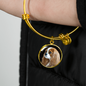 Cavalier King Charles 18k Gold Finish Necklace and Bngle - GoneBold.gift
