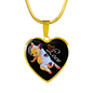 French Bulldog Lover Luxury 18K Gold Necklace & Bangle - Customize Option - GoneBold.gift