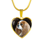 Optional Engraving Cavalier 18k Gold Finish Necklace and Bangle - GoneBold.gift