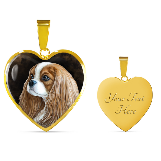 Optional Engraving Cavalier 18k Gold Finish Necklace and Bangle - GoneBold.gift
