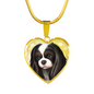 Cavalier King Charles Spaniel Jewelry - Tricolor King Charles Luxury Necklace and Bangle - GoneBold.gift