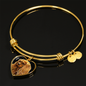 Ruby Cavalier King Charles Spaniel Heart Necklace & Bangle - GoneBold.gift