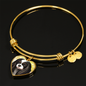 Cavalier King Charles Spaniel Jewelry - Tricolor King Charles Luxury Necklace and Bangle - GoneBold.gift