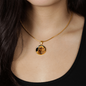Ruby Cavalier King Charles Spaniel Oval Pendant Necklace & Bangle - GoneBold.gift