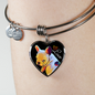French Bulldog Heart Luxury Necklace & Adjustable Pendant - GoneBold.gift