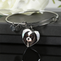 Cavalier King Charles Spaniel Jewelry - Tricolor Cavalier Luxury Stainless Steal Necklace and Bangle - GoneBold.gift