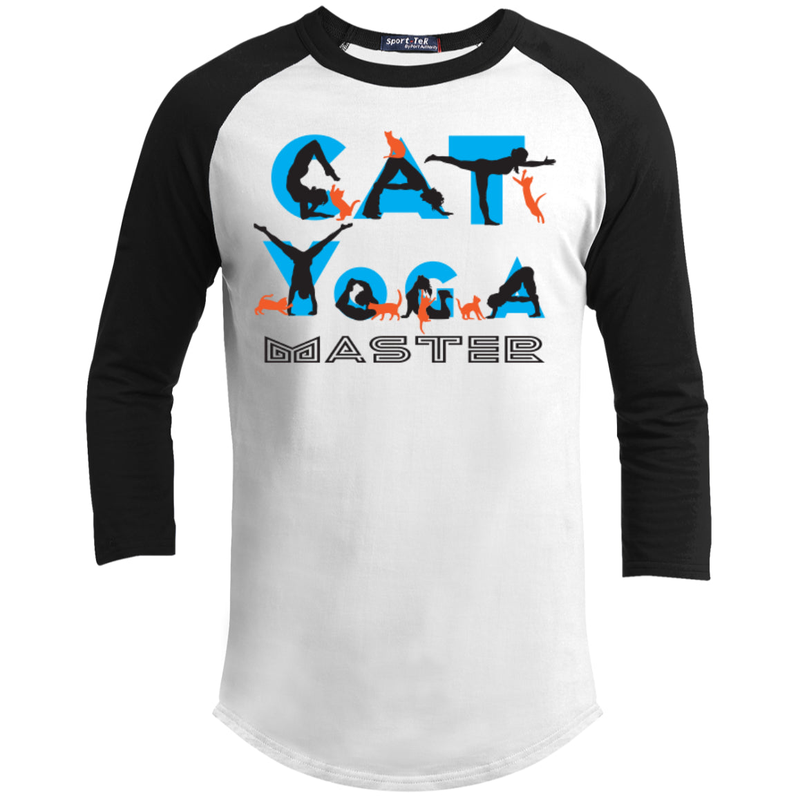 CAT YOGA MASTER -  Sporty Tee Shirt - GoneBold.gift